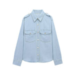 Simple Fashionable Denim Shirt