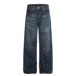 Classic Dark Wash High Waist Jeans