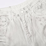 Heavy Duty Washed Wasteland Jeans-INNBLAC Fashion Apparel