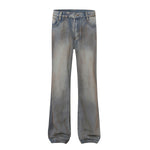 Classic Vintage Wash Straight Leg Relaxed Jeans