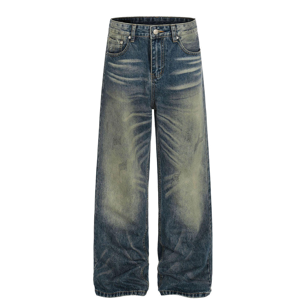 Vintage High Waist Faded Jeans