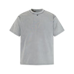 Vintage Washed Distressed Crewneck Short Sleeve Casual Tee