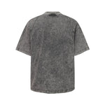Structural Panels Sleeve Zipper Vintage Washed Short Sleeve Tee