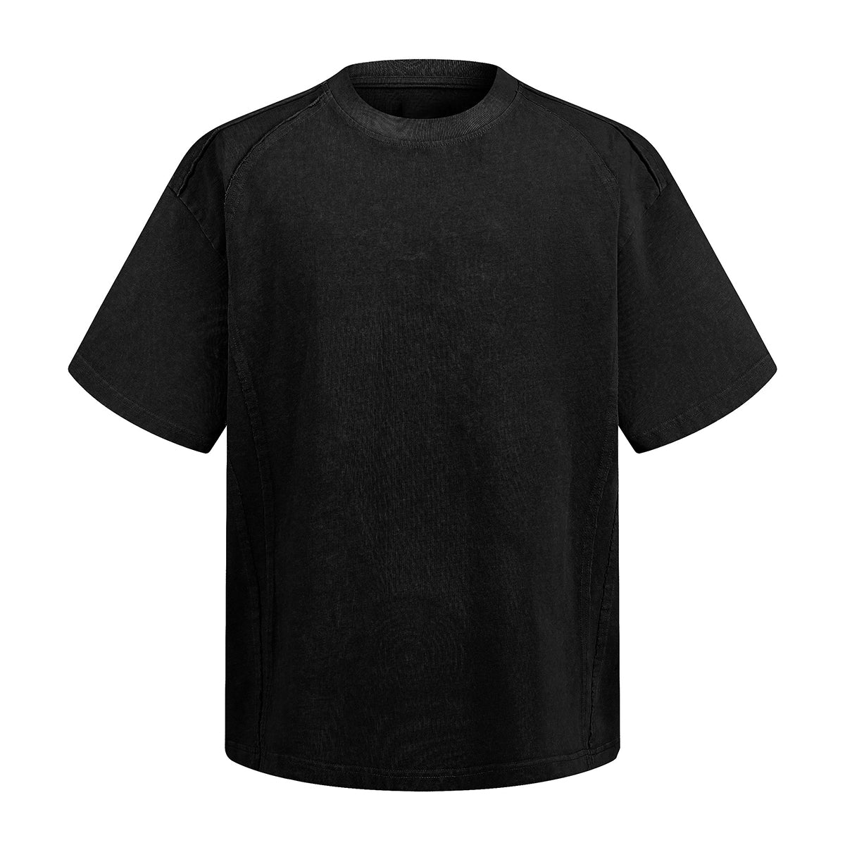 Deconstructed Oversized Tee Decorative Seam Detailing