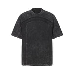 Patchwork Vintage Washed Short Sleeve Cotton Tee