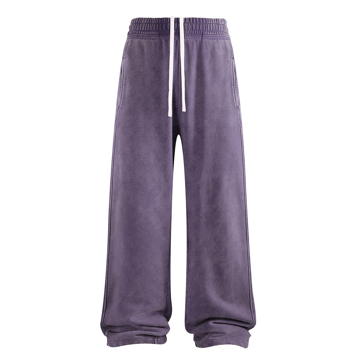 Sweatpants Washed Wide-Leg Vintage Streetwear Joggers