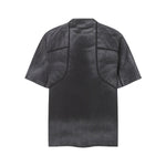 Structured Seams Minimalist Gradient Contemporary Design Tee