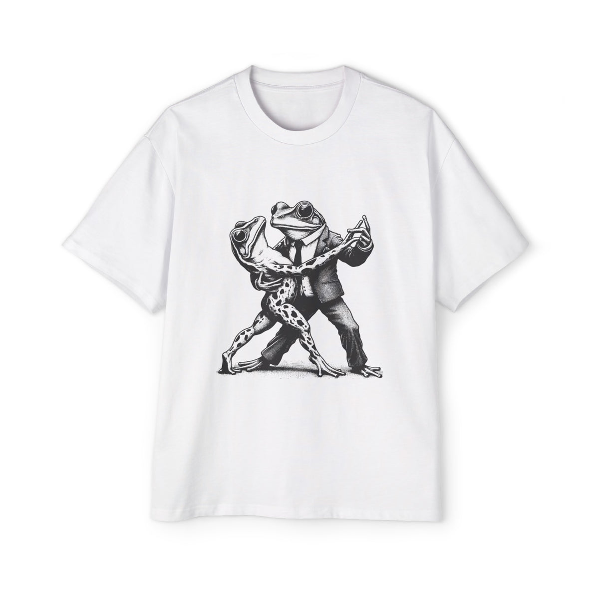Dancing Frog Graphic Tee-INNBLAC Fashion Apparel
