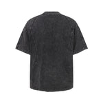 Structural Panels Sleeve Zipper Vintage Washed Short Sleeve Tee