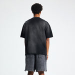 Heavyweight Raw Edge Washed Tee 9oz