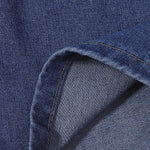 Cartoon Flower Print Denim Summer Streetwear Shorts