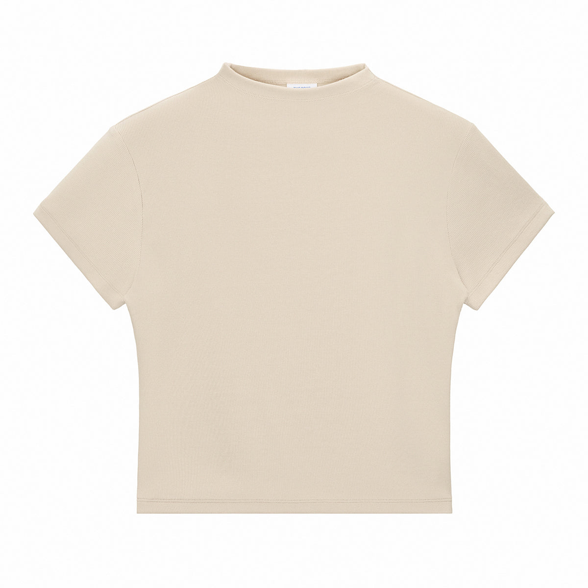 Minimal Textured Knit Fit T-Shirt