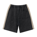 Vintage Wash Contrast Color Shorts