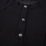 Vintage Waffle Knit Deconstructed Slim Crew Tee