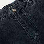 High Waisted Wide Leg Corduroy Cargo Pants