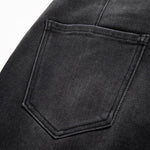 Risen Jeans Rhinestone & Rope Embroidery Straight Leg Jeans