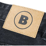 Star Applique Ombre-Faded Ripped Jeans