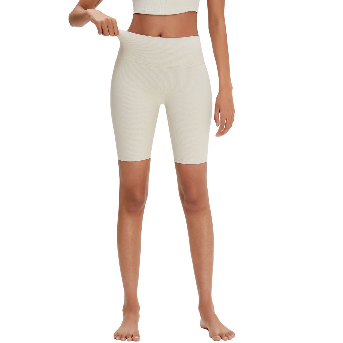 High-Waisted Quick Dry Mid-Thigh Leggings