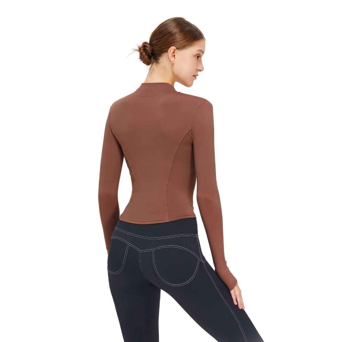 Tailored Fit Thumbhole Full-Zip Jacket