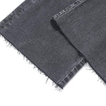 Risen Jeans Pearl-Embellished Embroidery Cut-Out Whisker Jeans