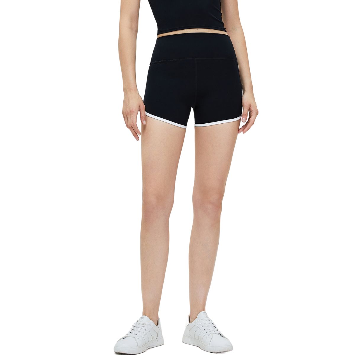 High-Waisted Ringer Yoga Shorts