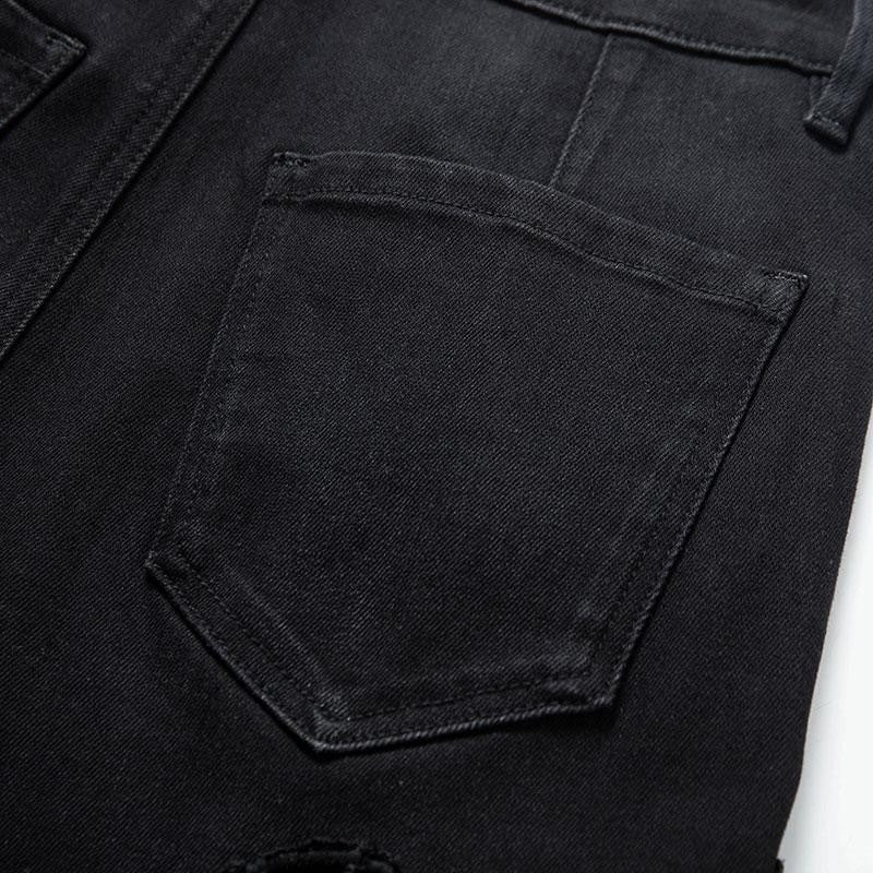 Risen Jeans Patchwork Floral-Embroidered Sequined Bootcut Jeans