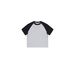 Children's Contrast Raglan Sleeve Tee-INNBLAC Fashion Apparel