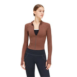 Tailored Fit Thumbhole Full-Zip Jacket