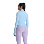 Women's Solid Color Full-Zip Jacket