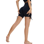 Solid Color Butt-Lift Ruched Shorts