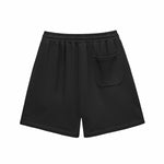 Pantalones cortos lavados con tinte en aerosol de peso pesado