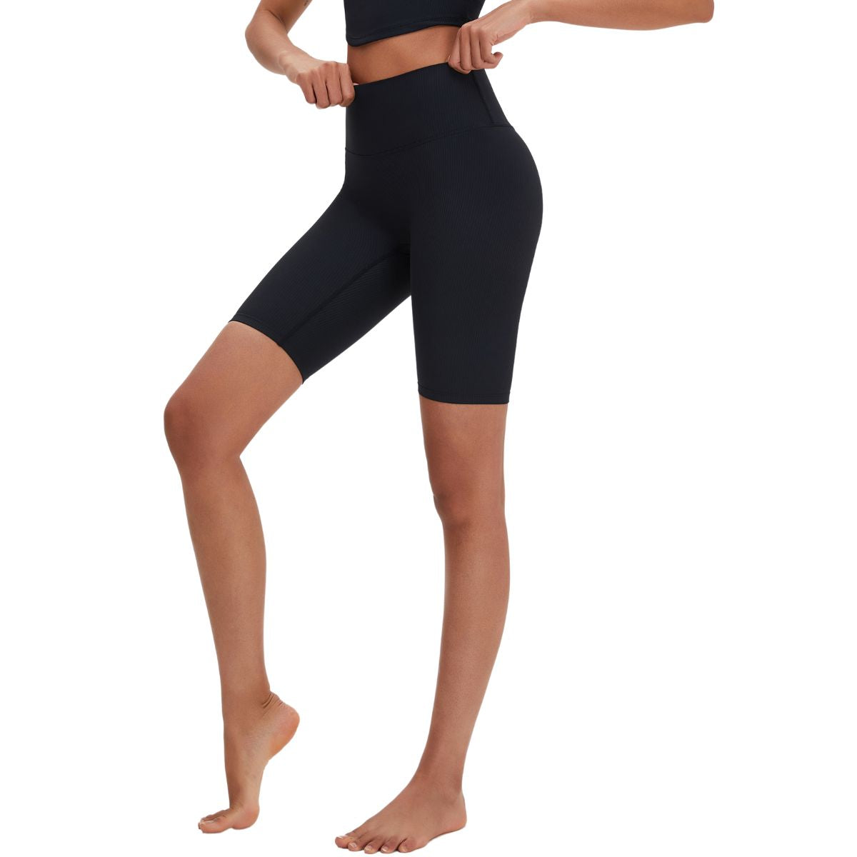 High-Waisted Quick Dry Mid-Thigh Leggings