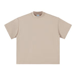 Solid Color Crew Neck Baggy Tee 6.9oz