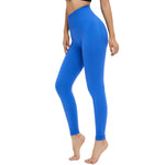 Leggings de yoga de cintura alta y color liso