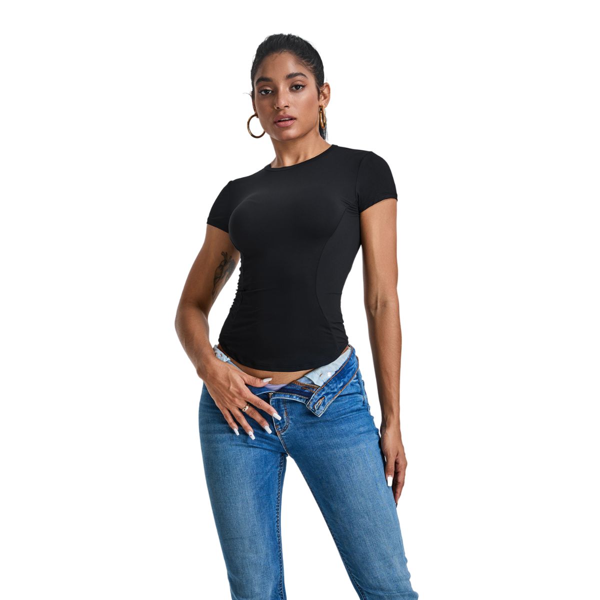 Quick-Dry Slim Fit Crewneck Tee