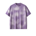 Camiseta holgada de algodón pintado de 8.4 oz