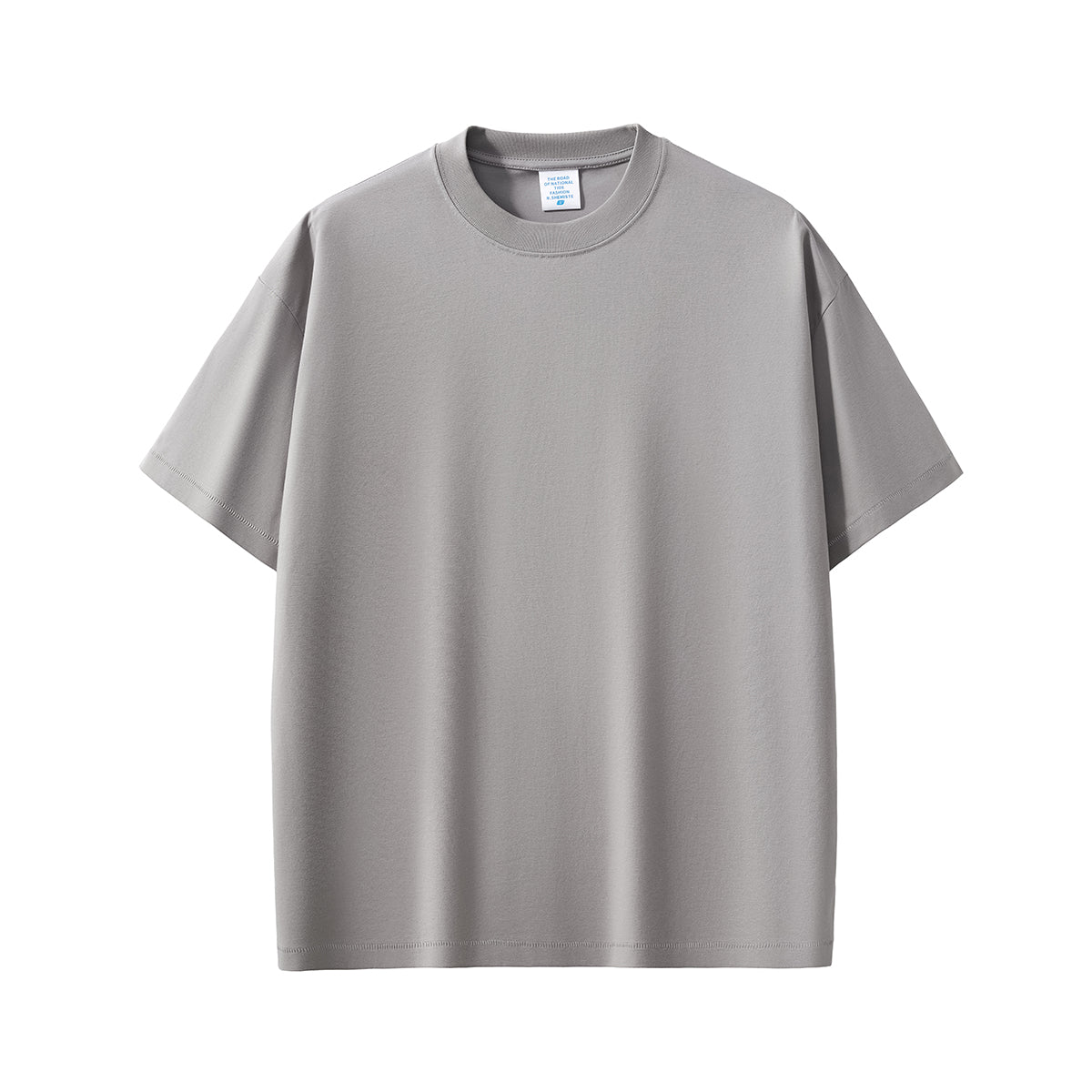 Solid Color Crew Neck Basic Tee 7.2oz