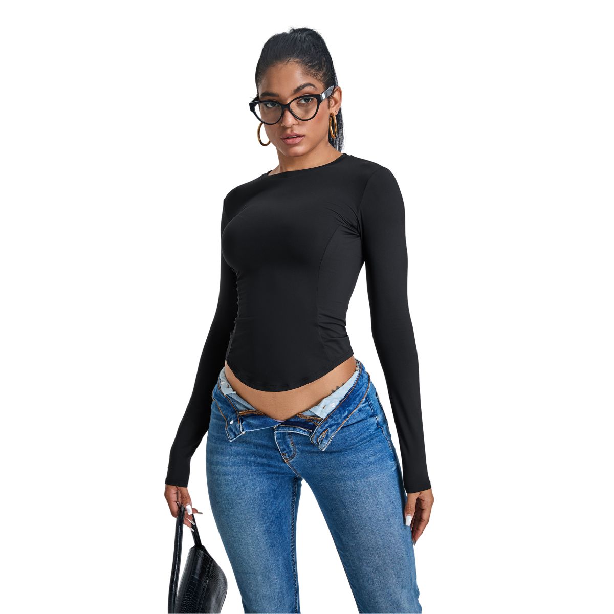 Quick-Dry Slim-Fit Long-Sleeve Tee