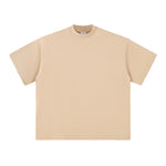 Solid Color Crew Neck Baggy Tee 6.9oz