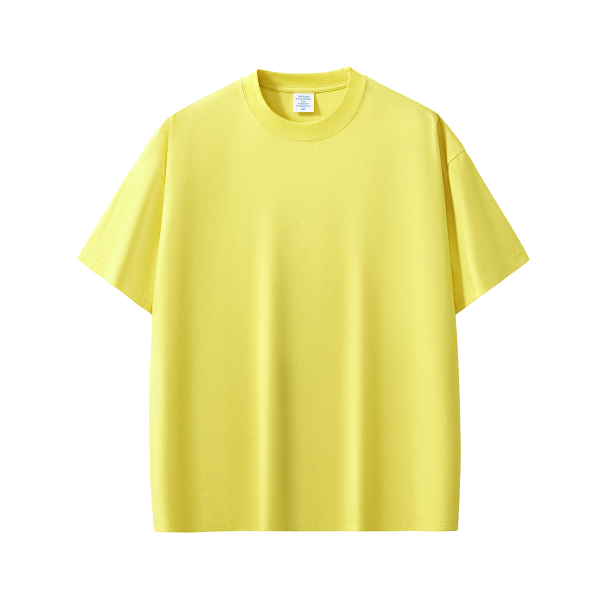 Solid Color Crew Neck Basic Tee 7.2oz