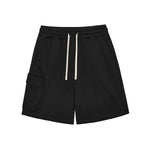 Solid Color Baggy Cargo Shorts
