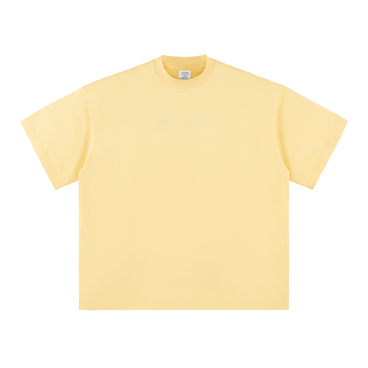 Solid Color Crew Neck Baggy Tee 6.9oz
