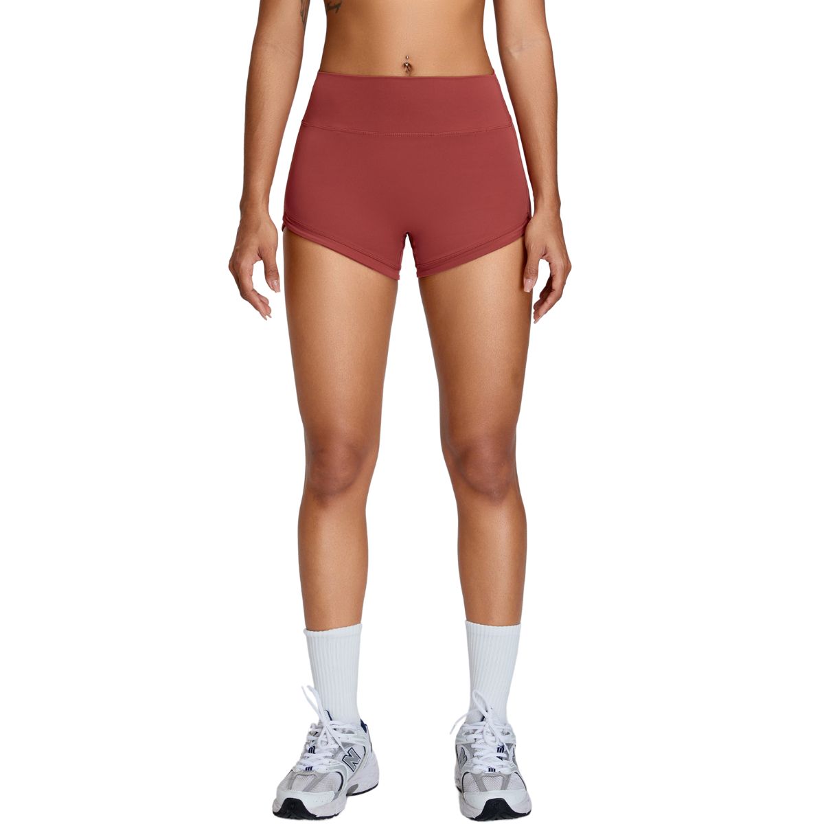 High-Waisted Booty-Lifting Mini Shorts