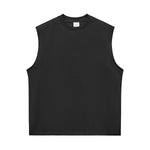Solid Color Crew Neck Sleeveless Tee 7.2oz