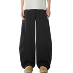 Unisex Summer Barrel Leg Cotton Trousers