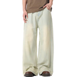 Vaqueros oversize de mezclilla lavados con lavado pesado