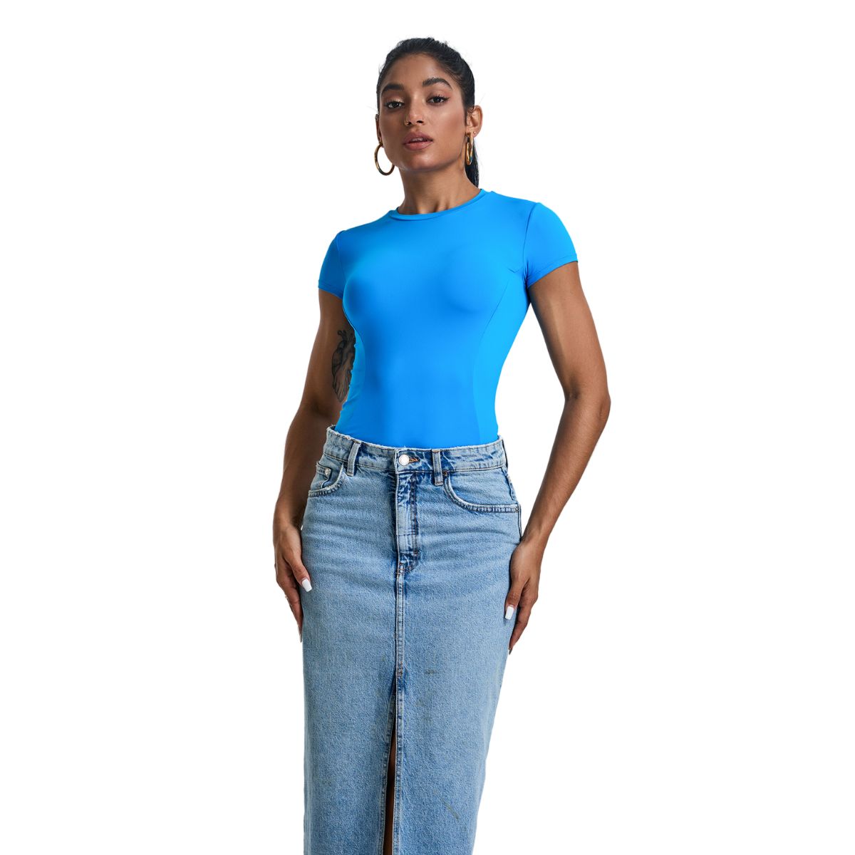 Quick-Dry Slim Fit Crewneck Tee