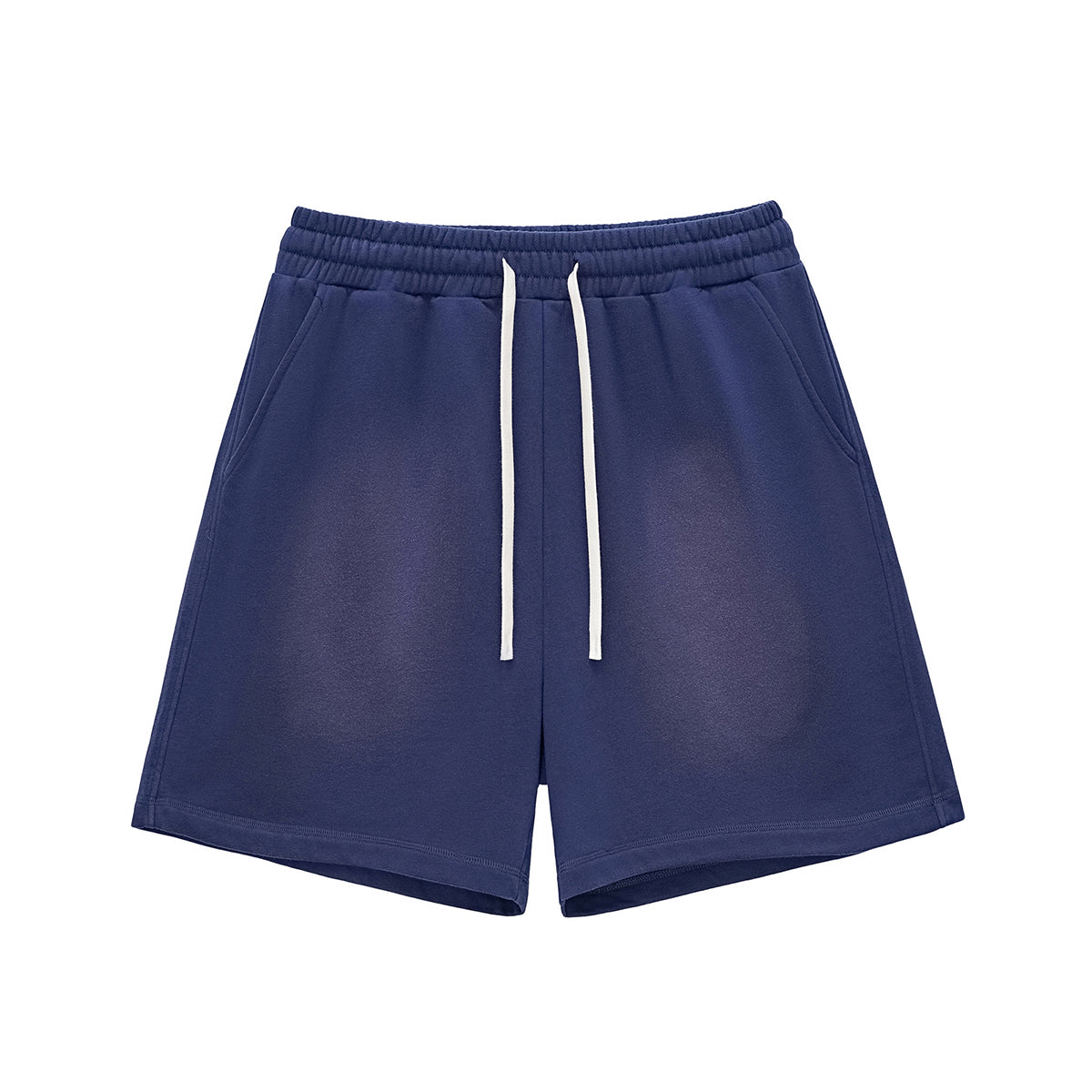 Pantalones cortos lavados con tinte en aerosol de peso pesado