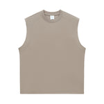 Solid Color Crew Neck Sleeveless Tee 7.2oz