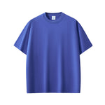 Solid Color Crew Neck Basic Tee 7.2oz